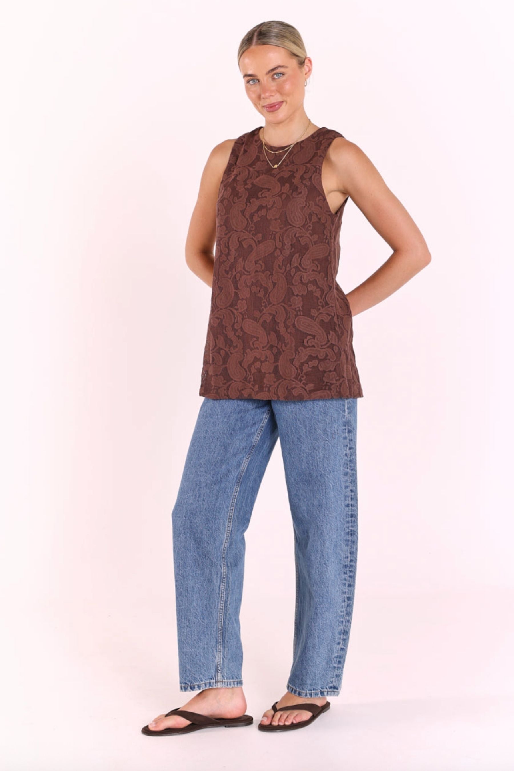 Valerie Tank | Cocoa Lace