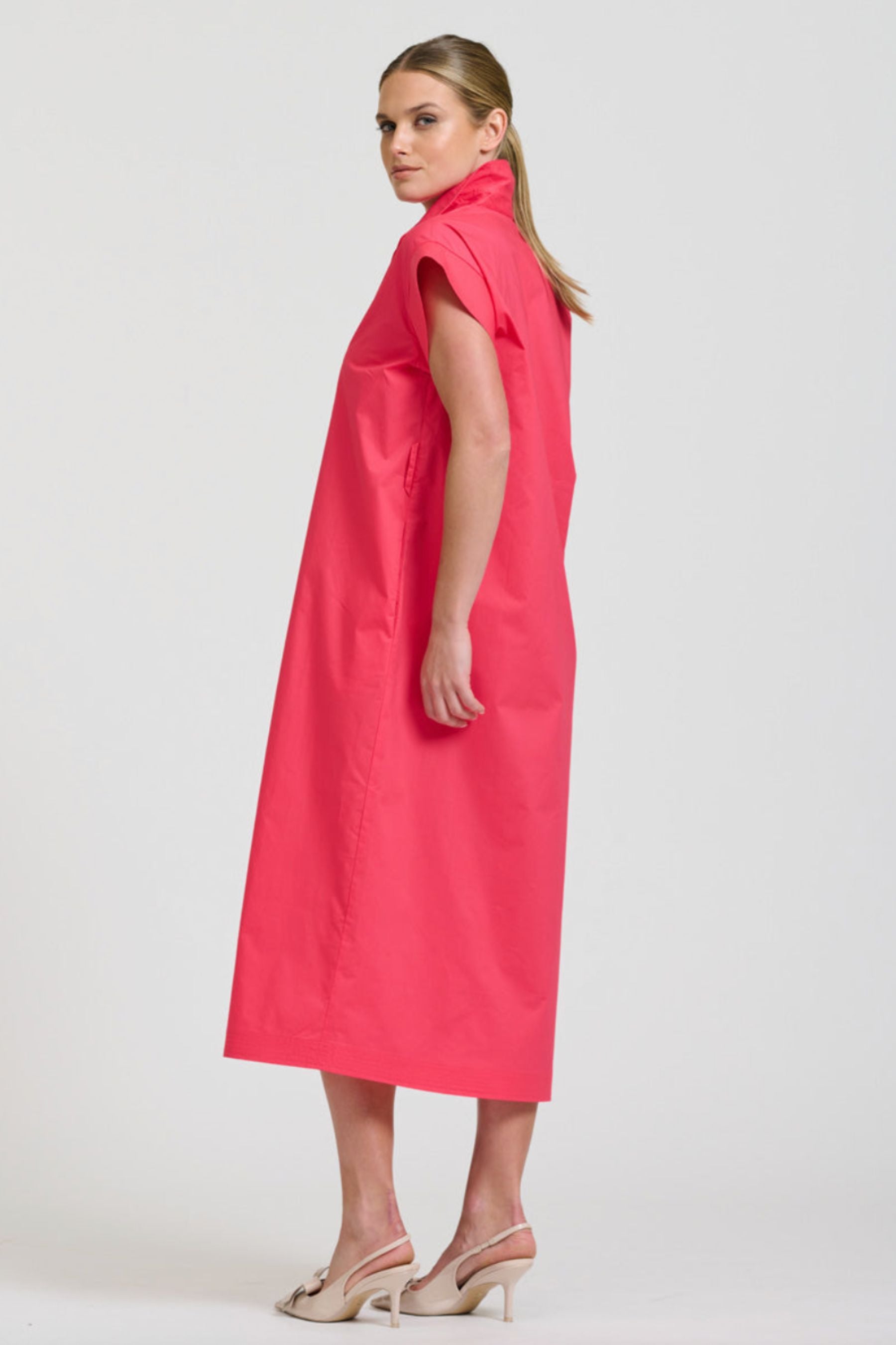 The Fifi Shirt Dress | Berry Crush