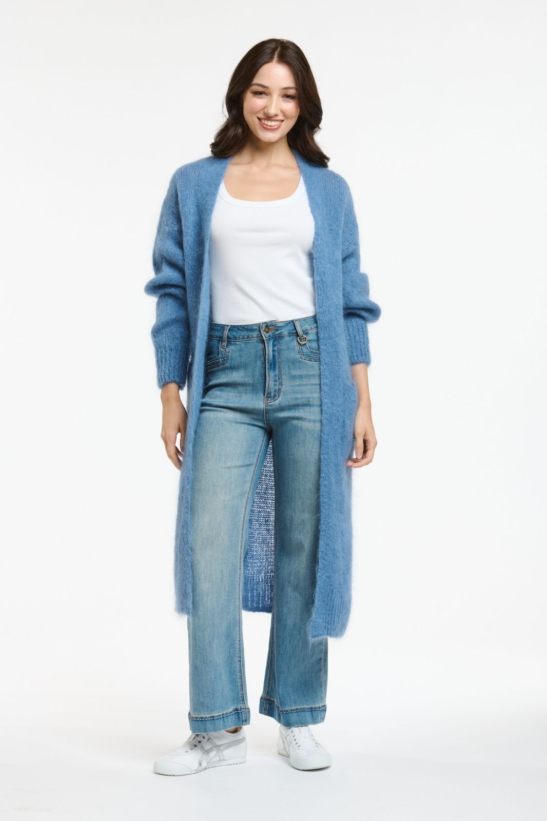 Mohair Contina Cardi | Denim