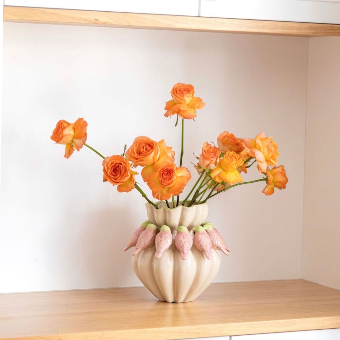 Large Bird Vase