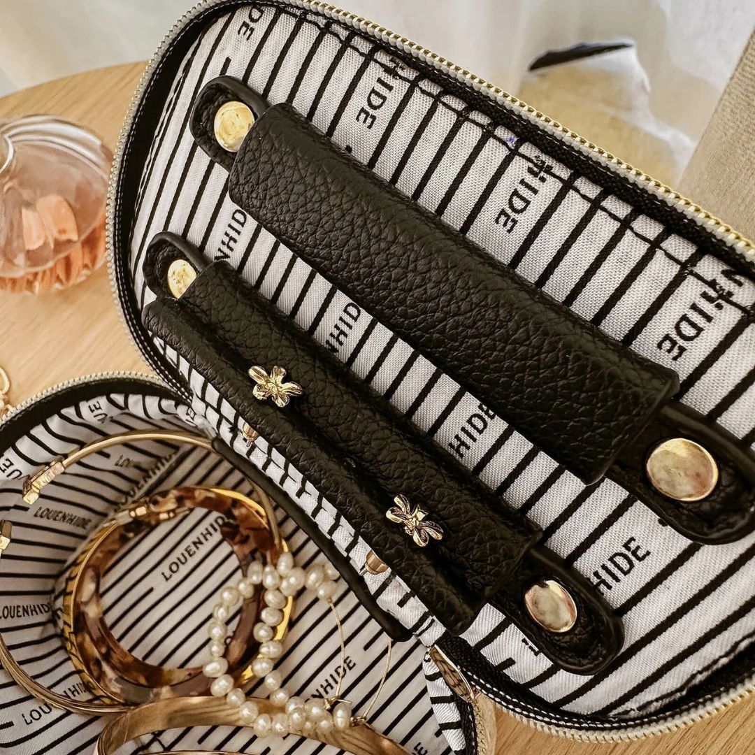 Trudy Jewellery Box | Natural/Black