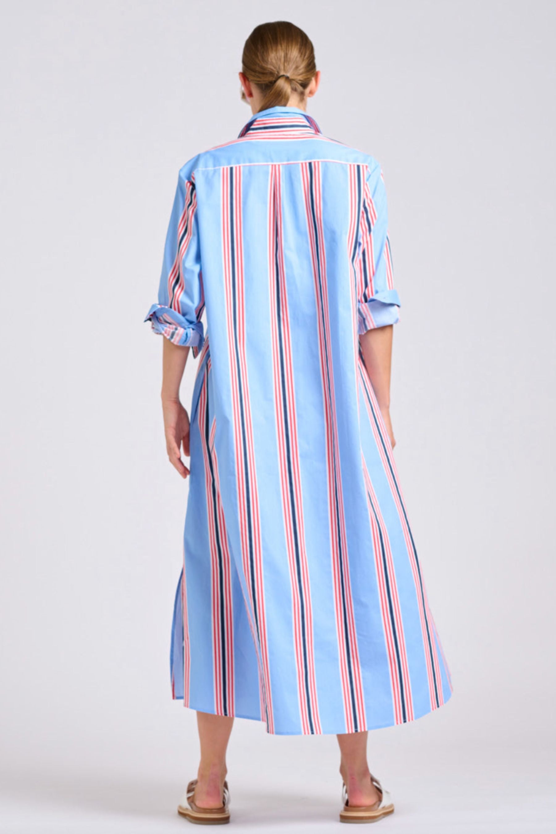 The Luna Dress | Nautical Stripe