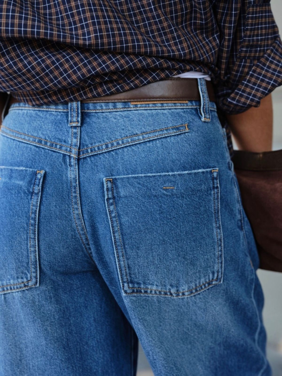 Frannie Cuffed Barrel Jean | Fresh Indigo