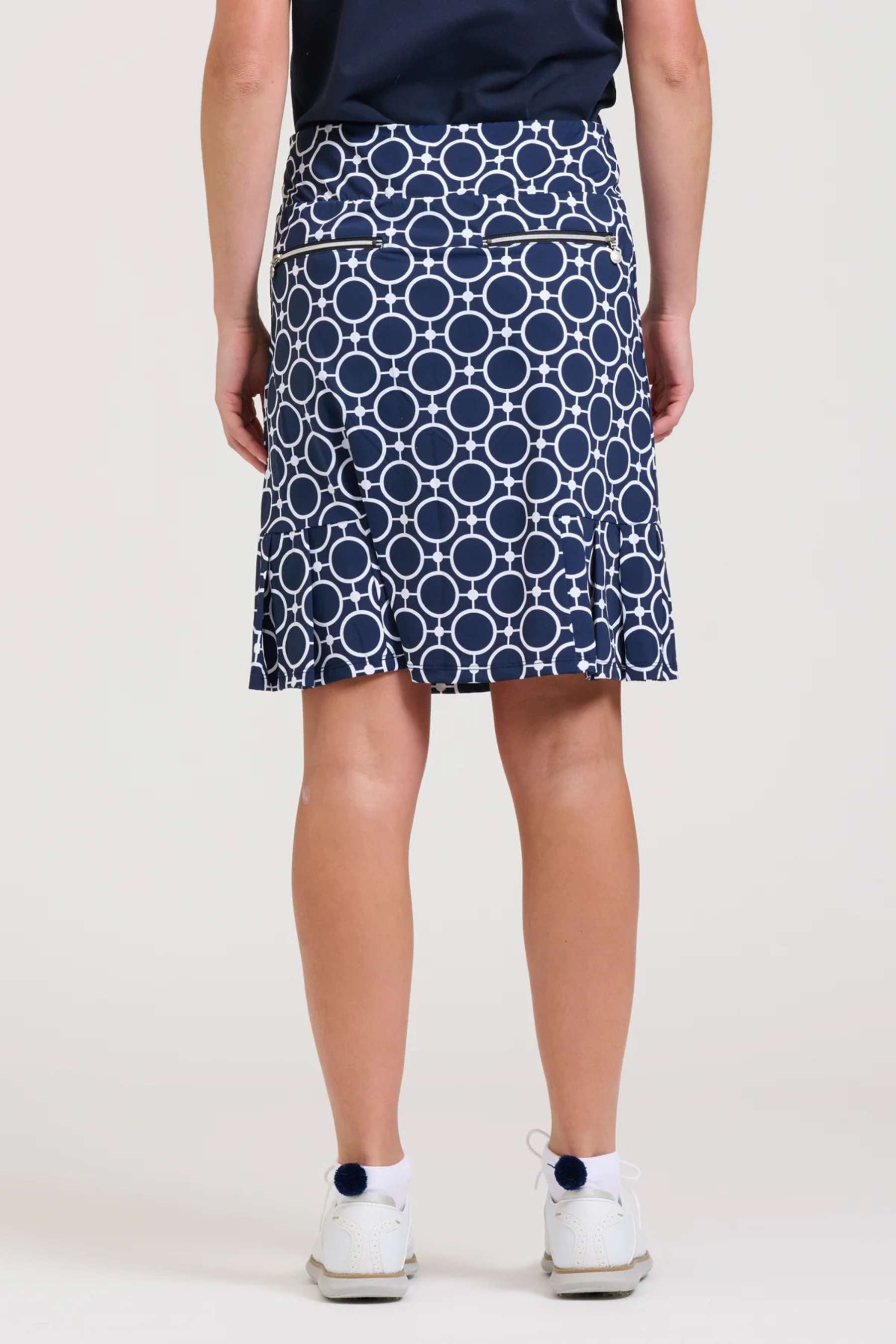 Barwon Long Skort | Circle French Navy/White