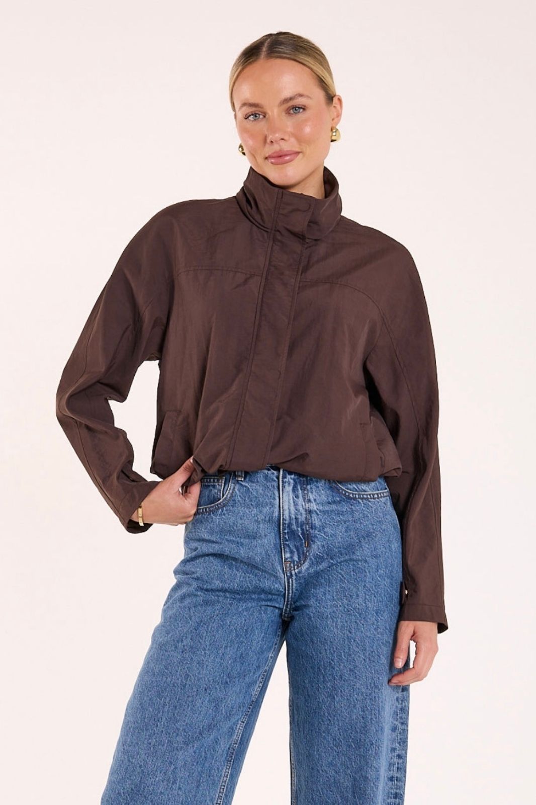 Blake Windbreaker | Chocolate