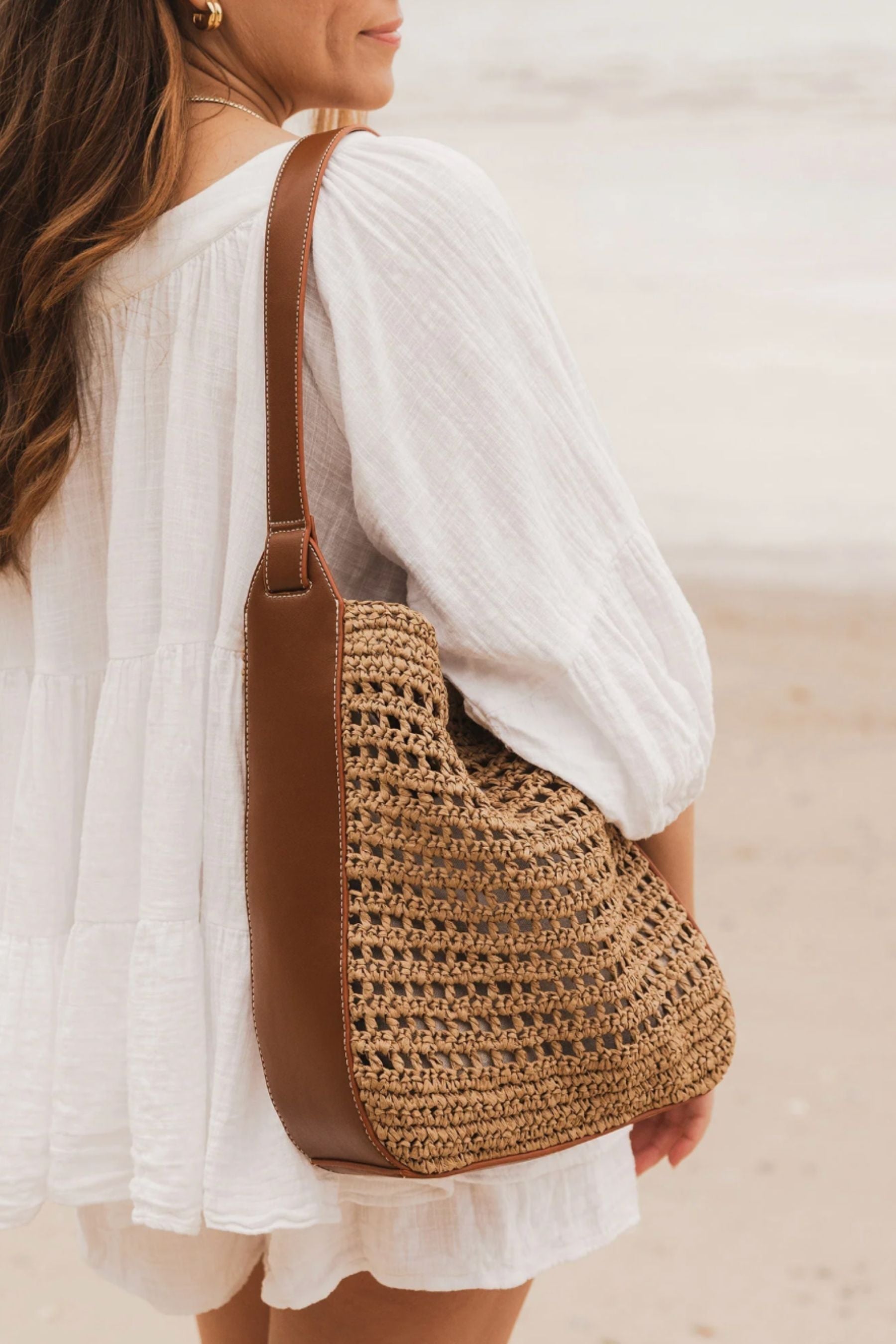 Louisa Shoulder Bag | Natural Tan