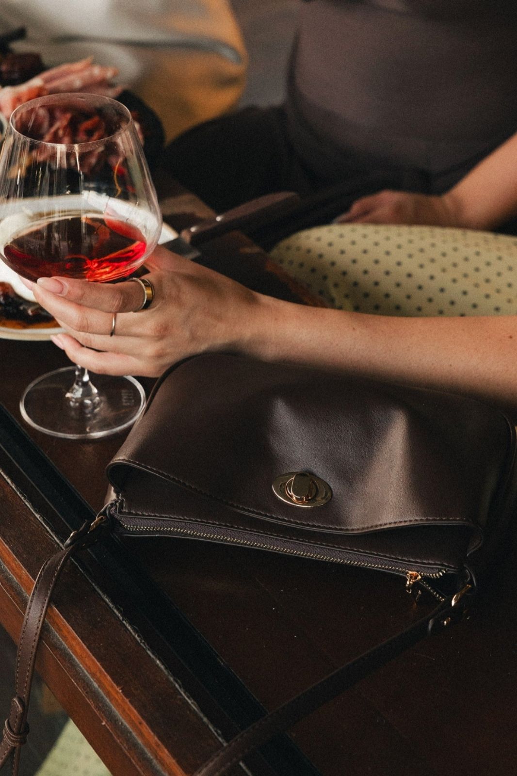 Greta Shoulder Bag | Chocolate