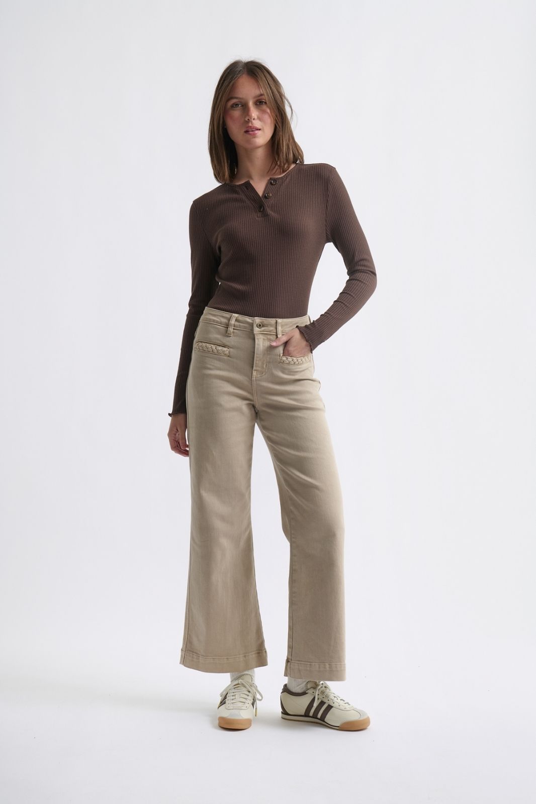 Heather Top | Chocolate