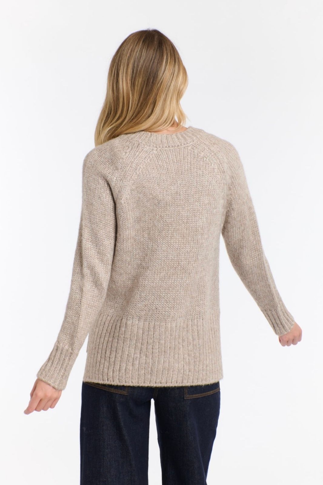 Cleo Lurex Knit | Champagne