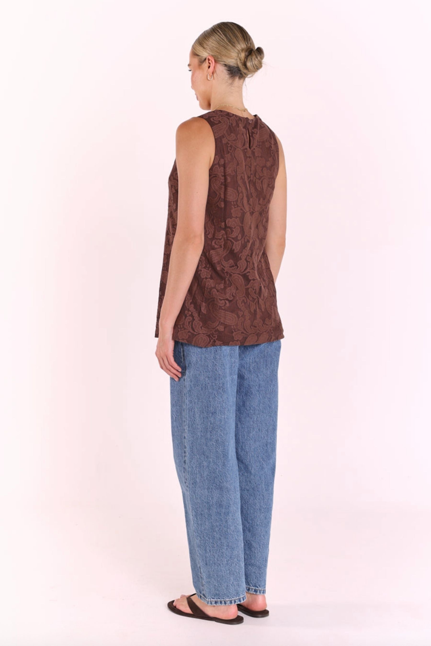 Valerie Tank | Cocoa Lace