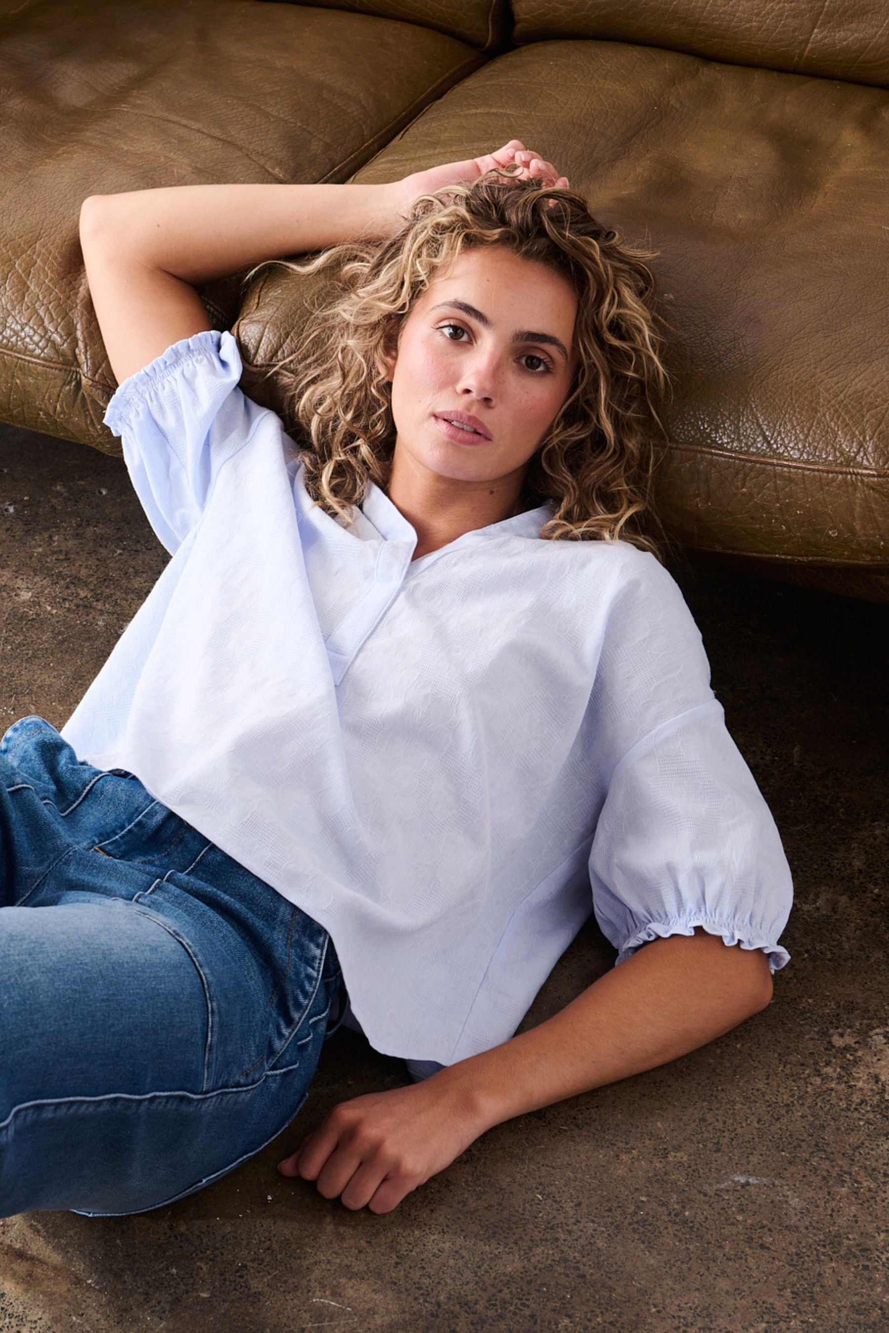 Amber Shirt | Powder Blue