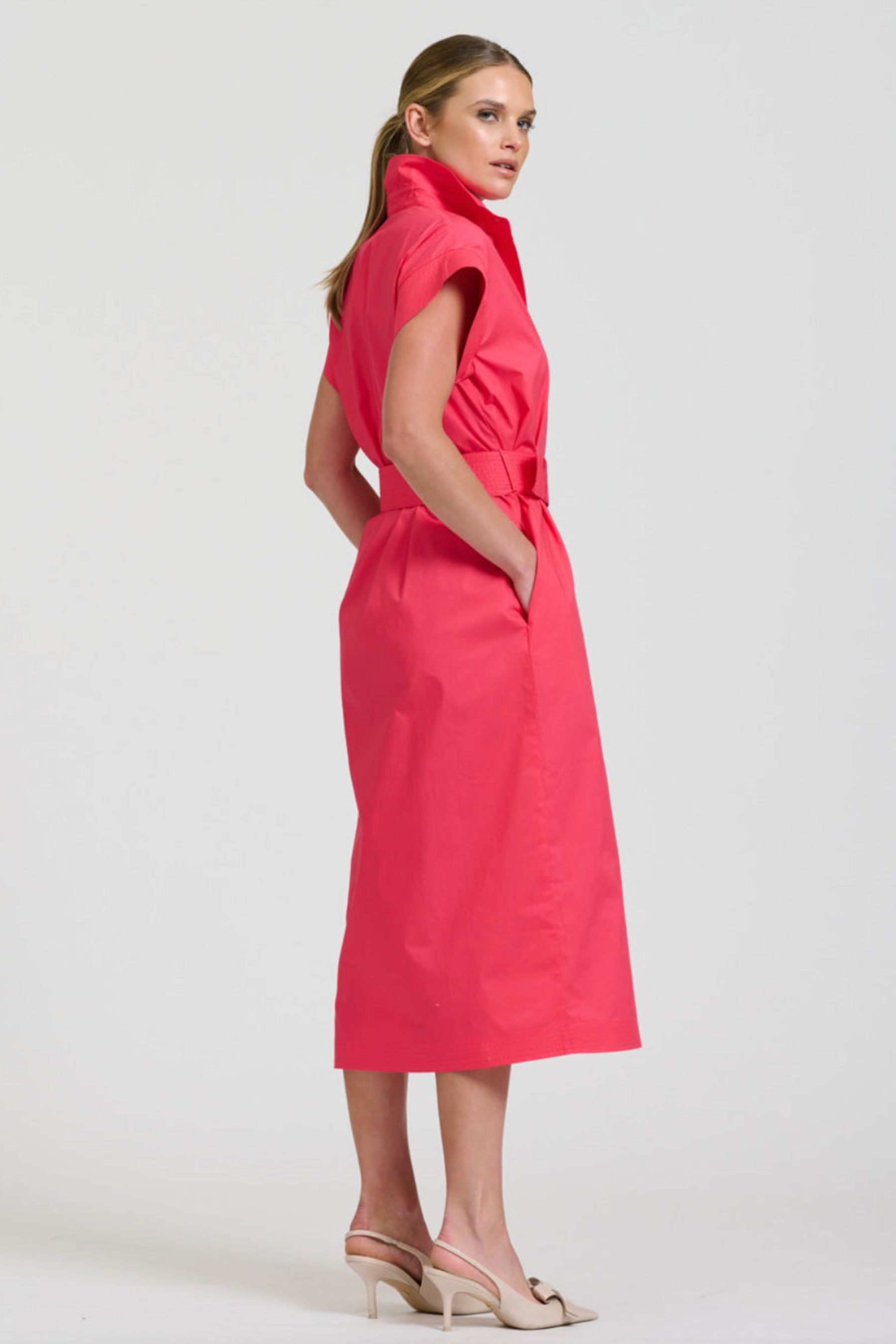 The Fifi Shirt Dress | Berry Crush