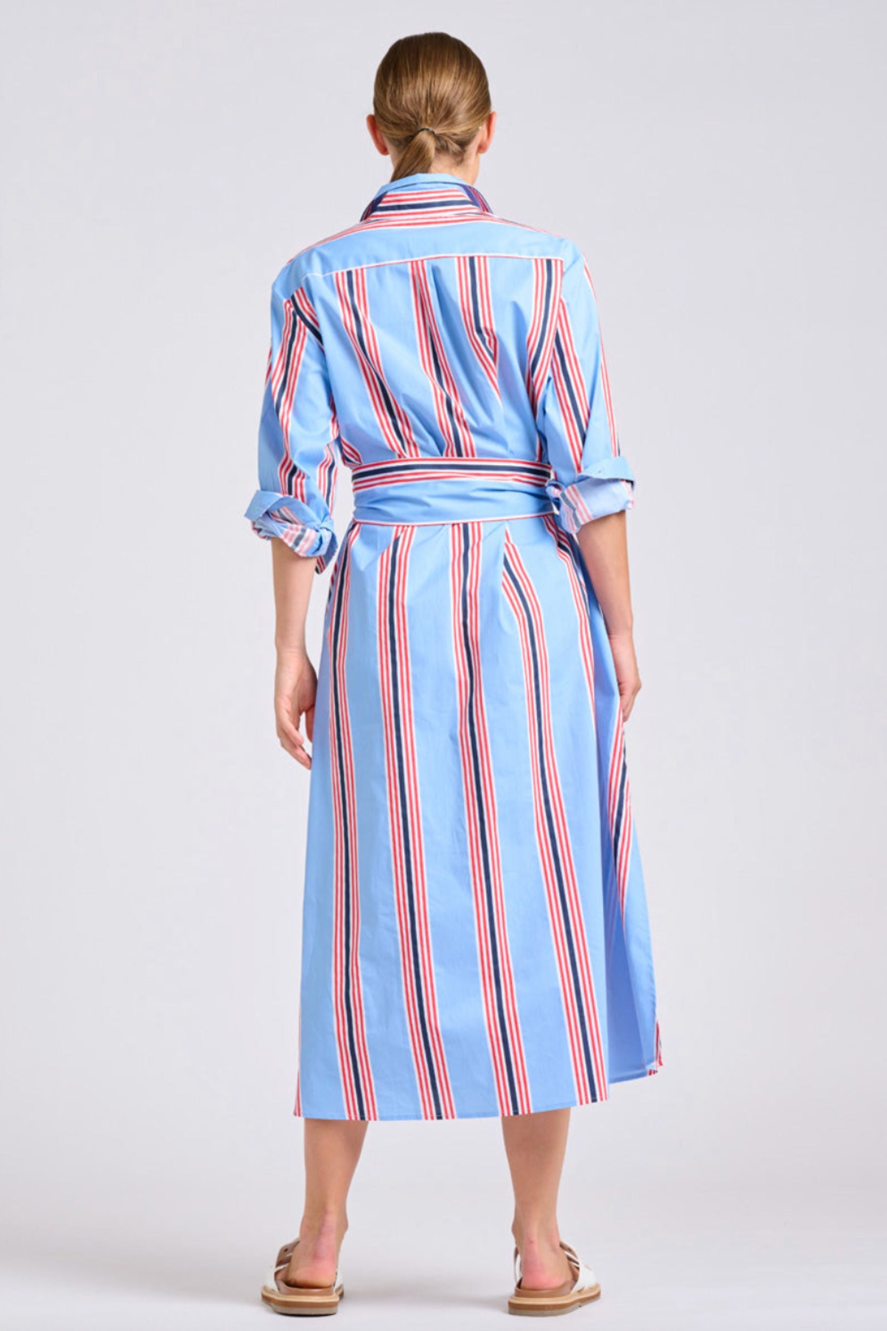 The Luna Dress | Nautical Stripe