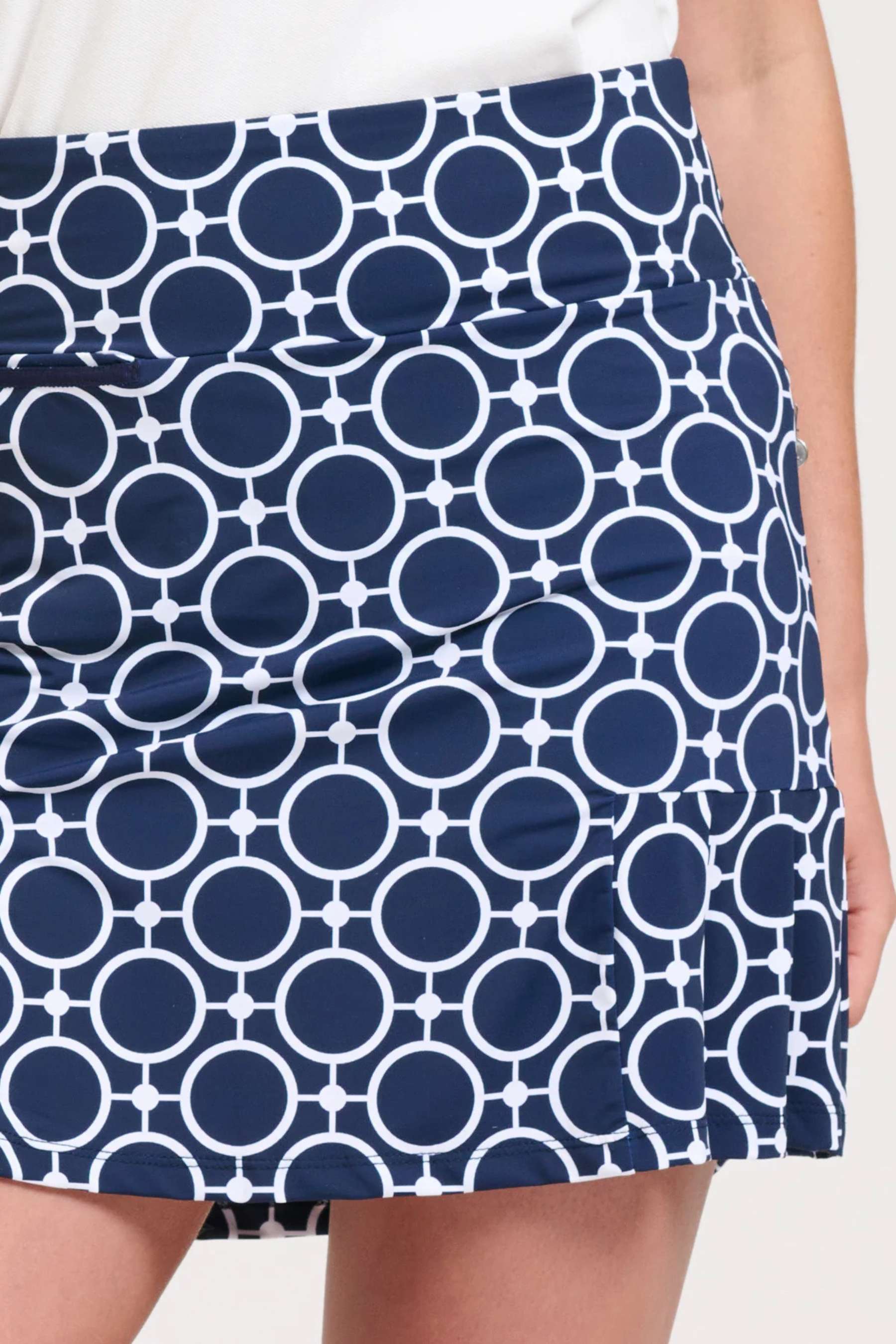 Barwon Short Skort | Circle French Navy/White