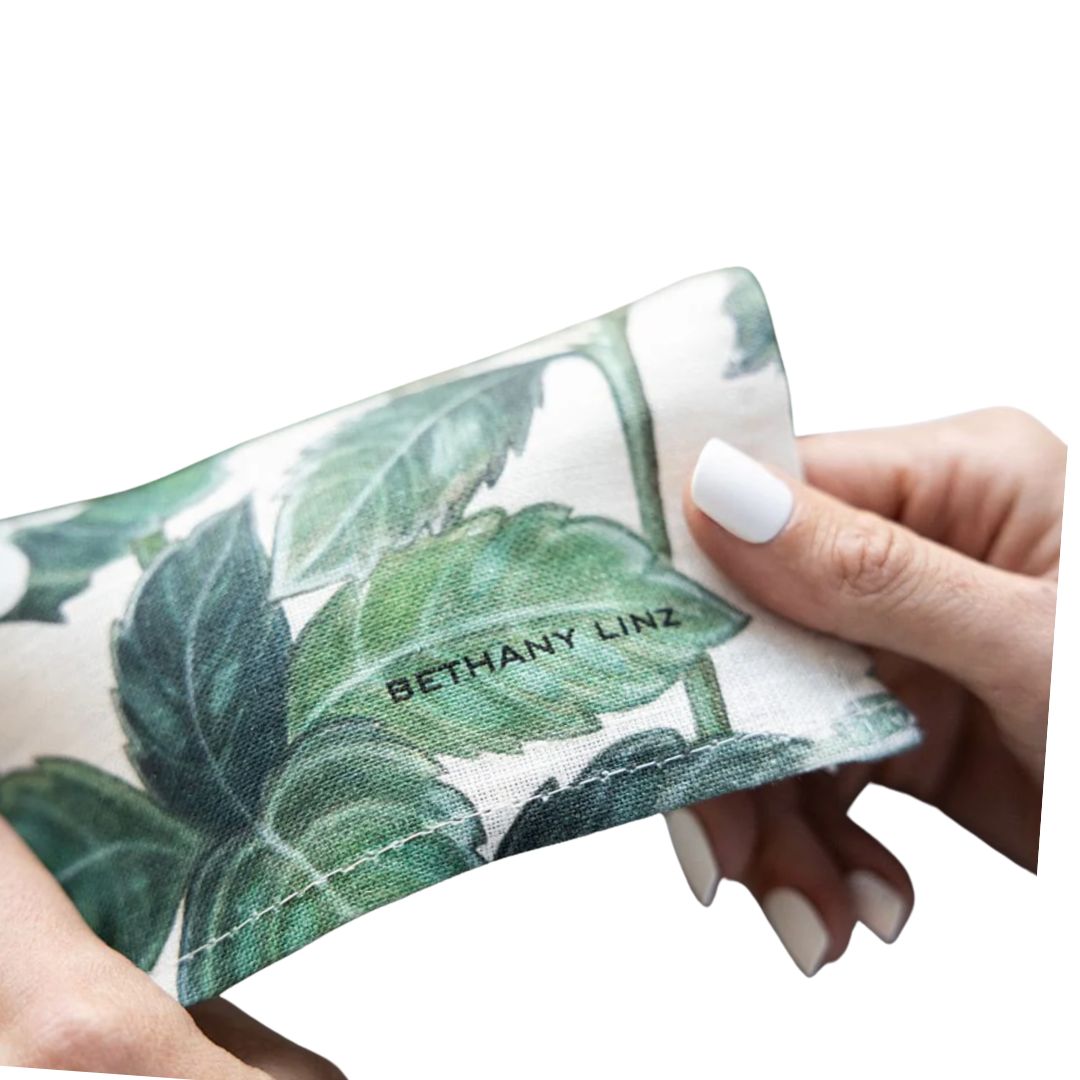 Hydrangea Linen Tea Towel