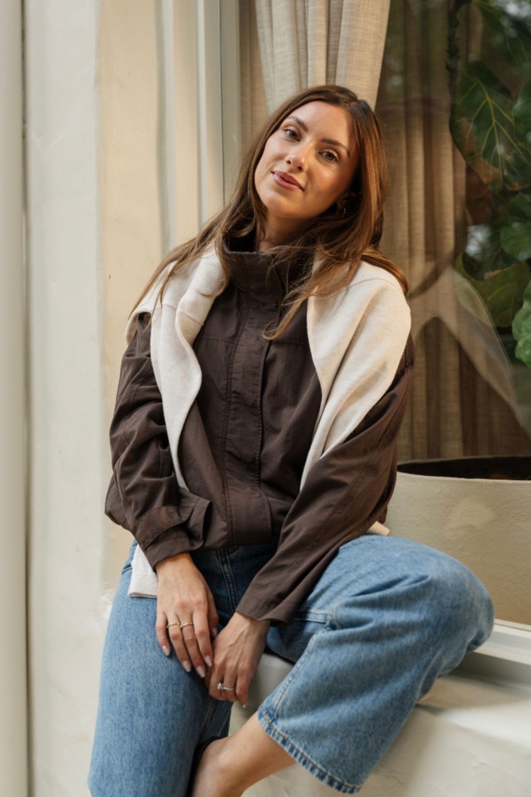 Blake Windbreaker | Chocolate