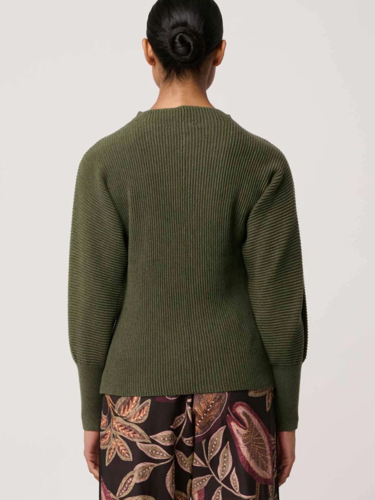 Roselle Merino Knit | Winter Moss