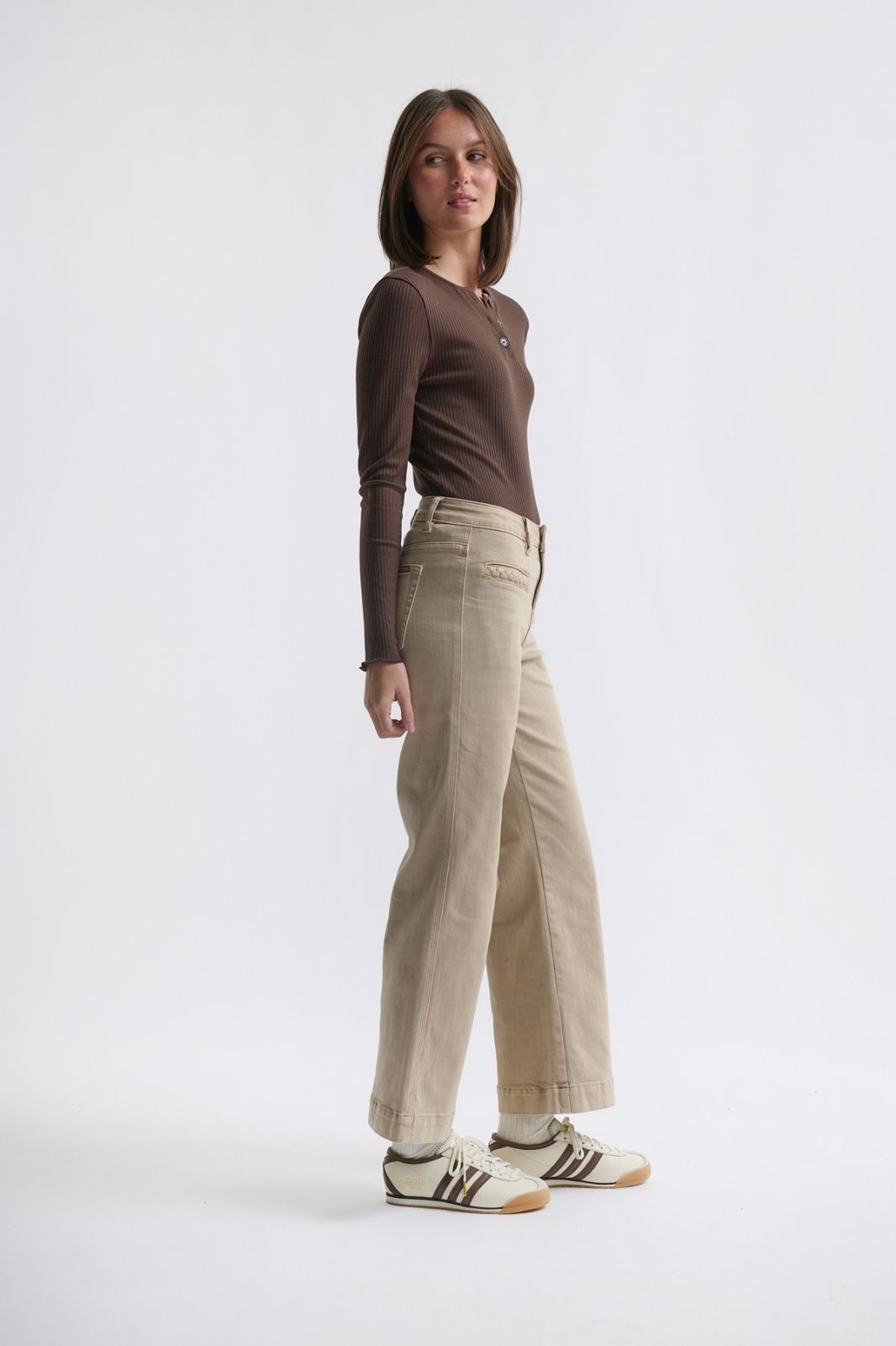 Heather Top | Chocolate