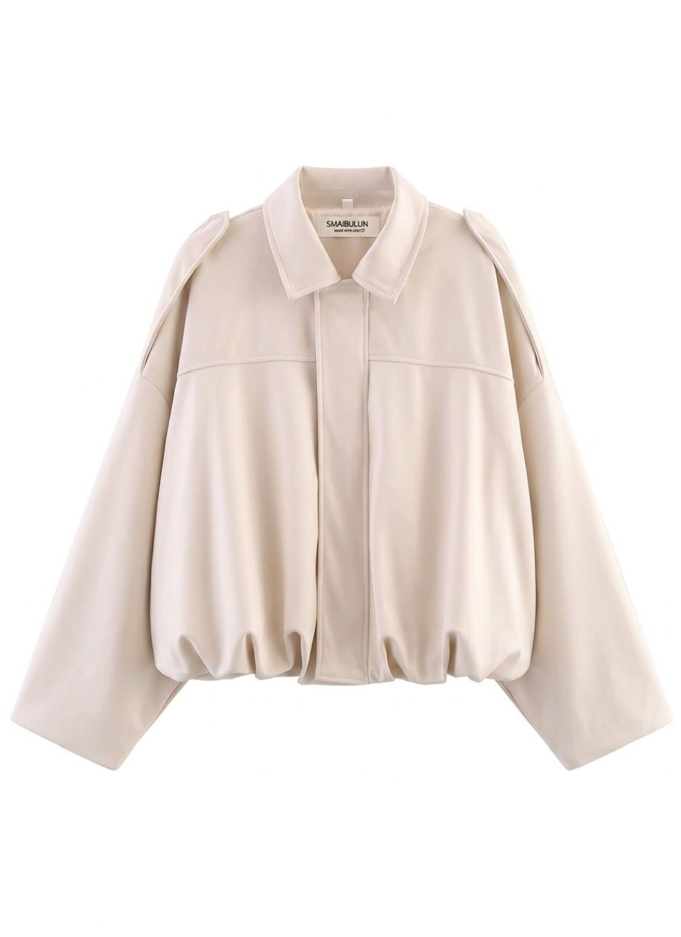 Faux Suede Jacket | Stone