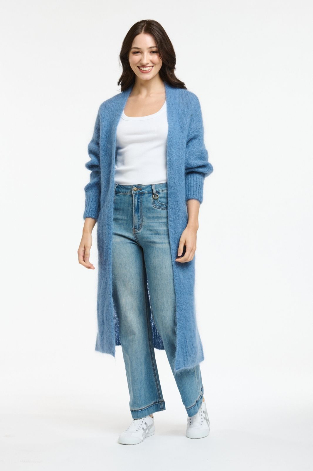 Mohair Contina Cardi | Denim