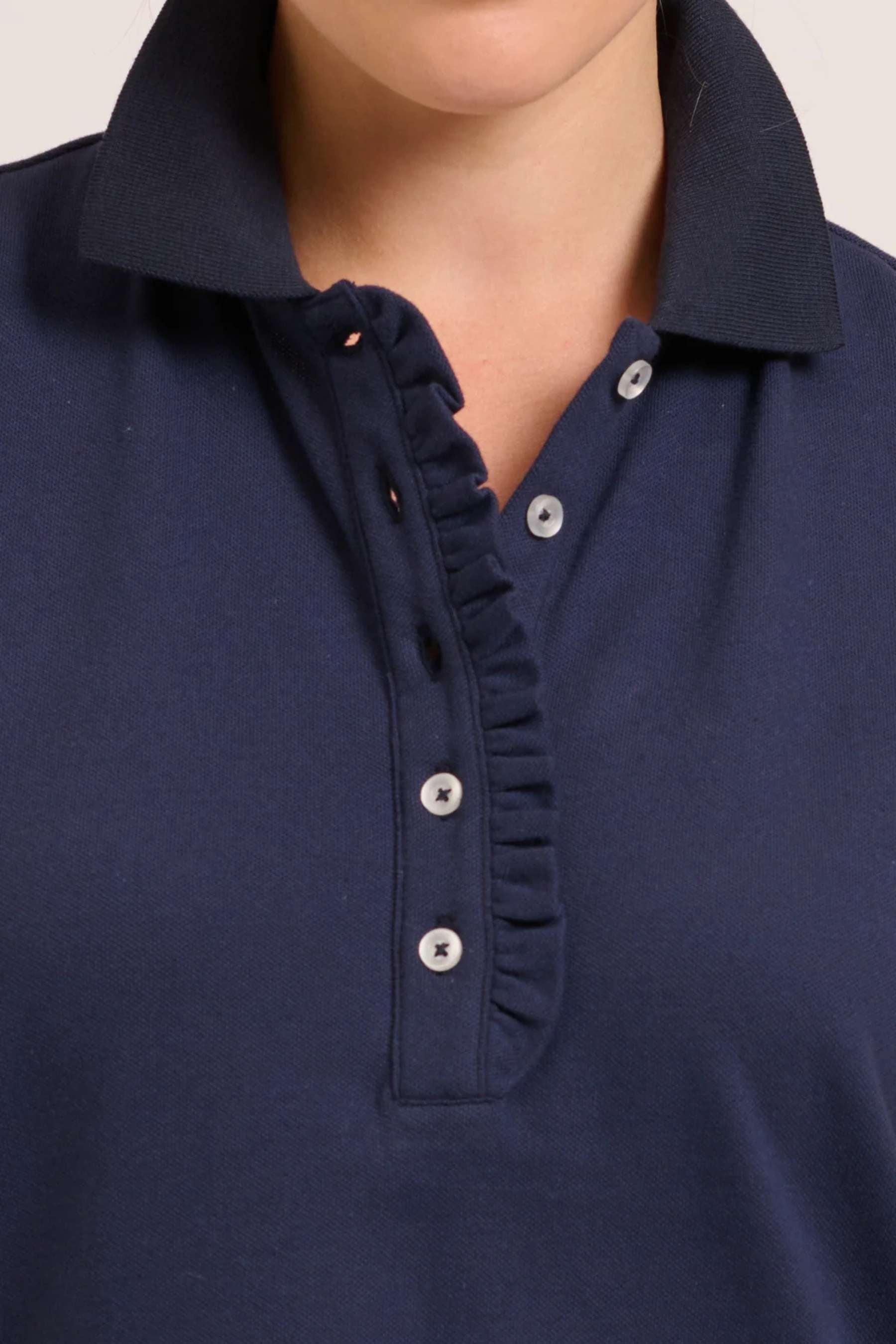 Frogmore Frill Polo | French Navy
