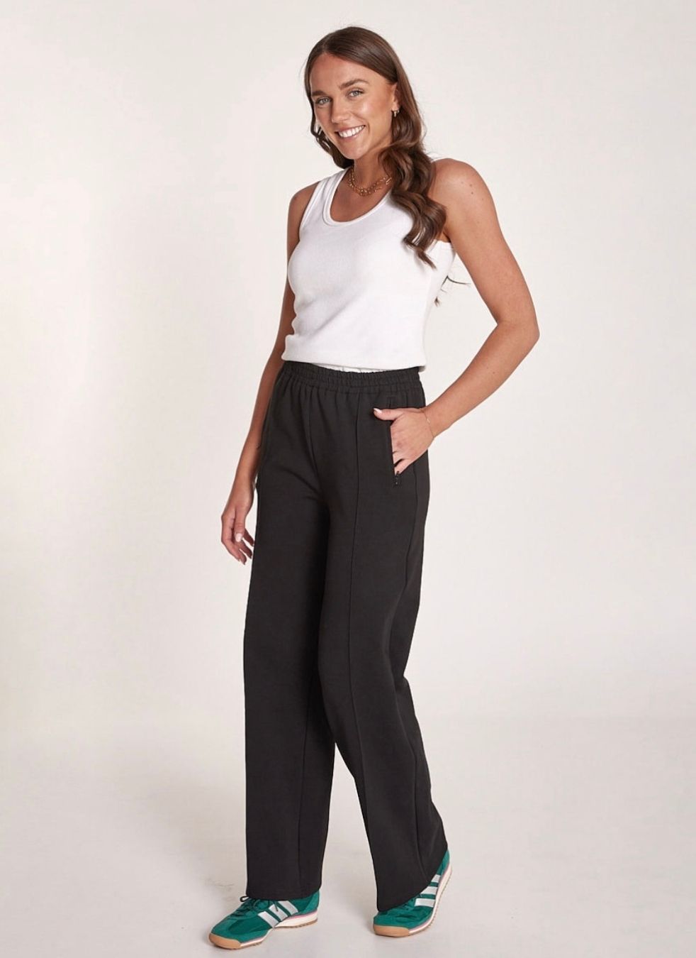 Noah Wide Pant | Black