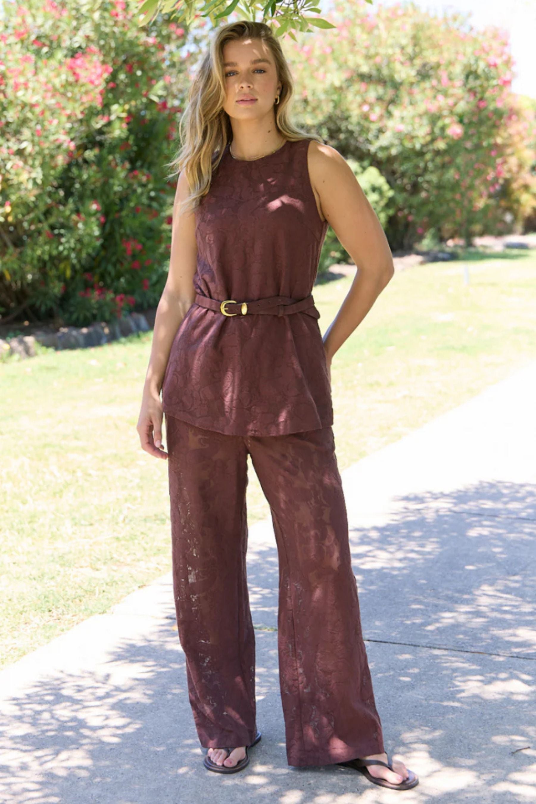 Valerie Pant | Cocoa Lace