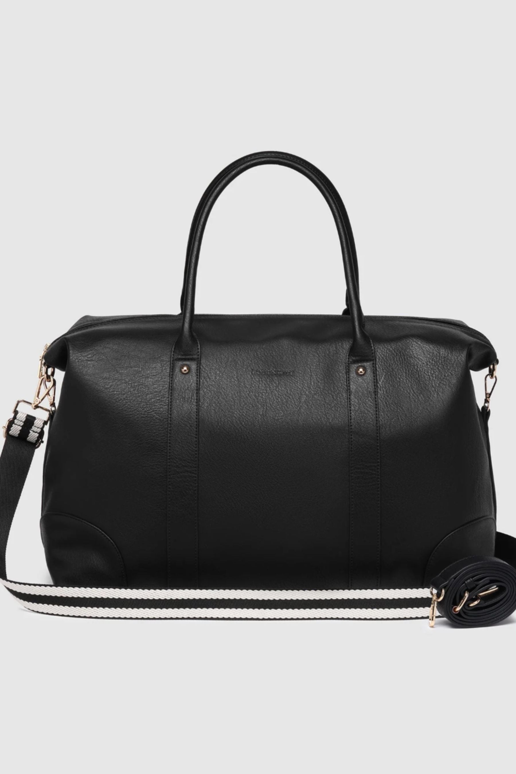 Alexis Weekender Bag | Black Stripe