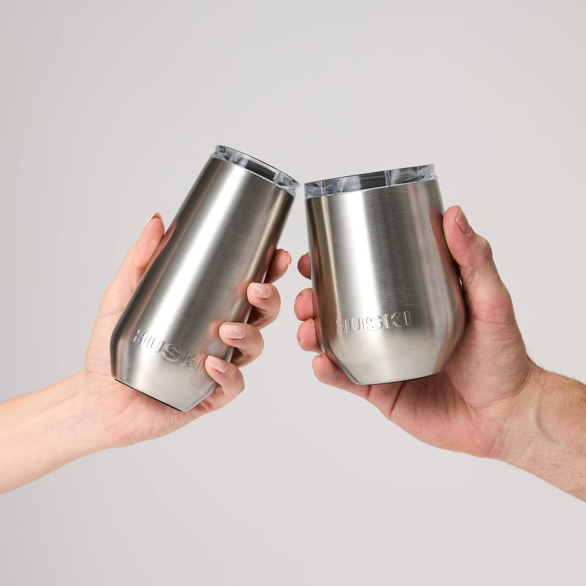 Huski Champagne Flute - Brushed Stainless