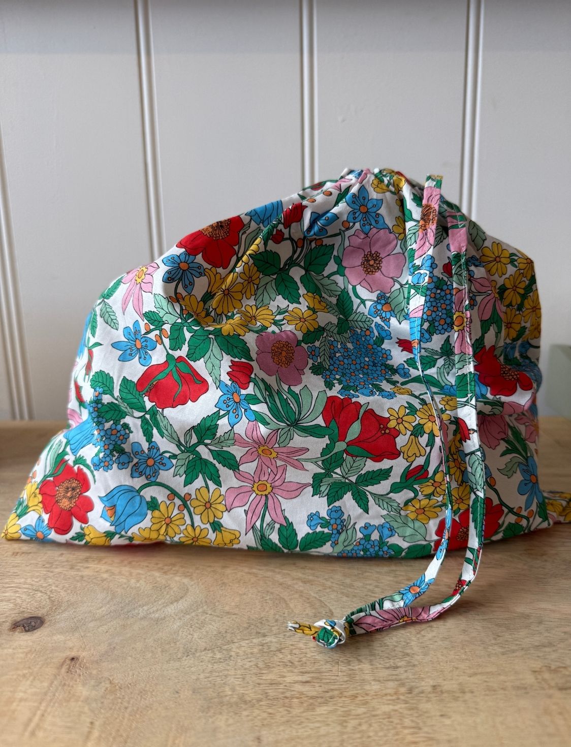 Liberty Floral Dilly Bag | Bright Large Floral