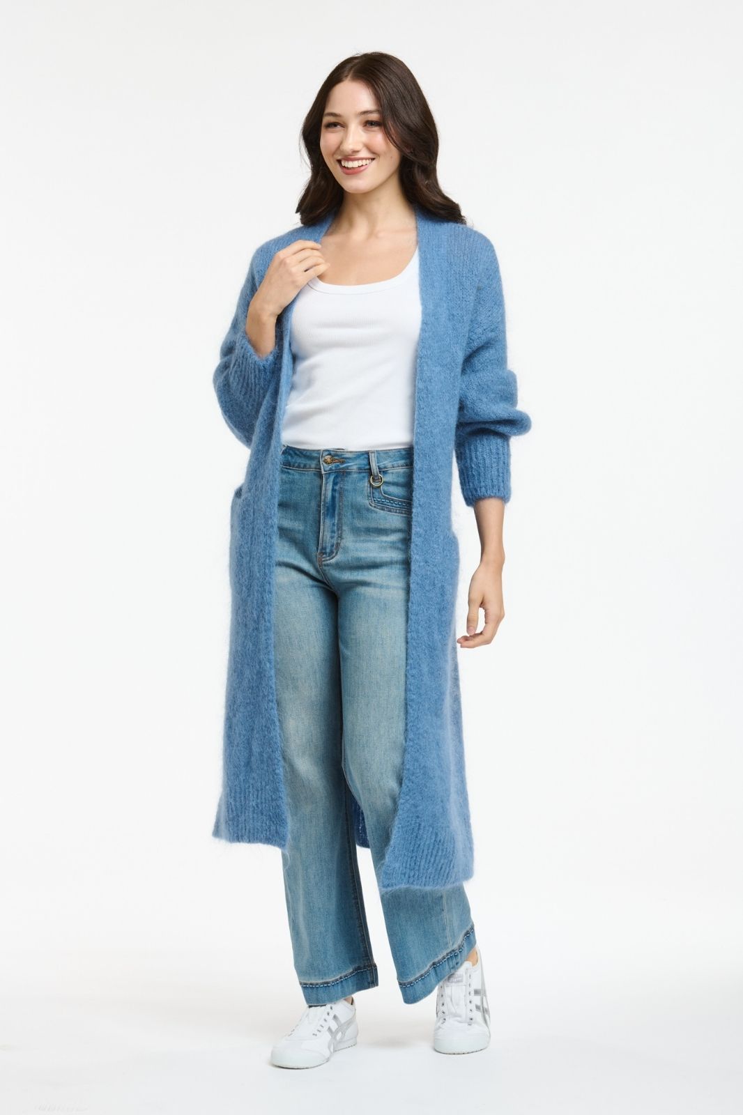 Mohair Contina Cardi | Denim