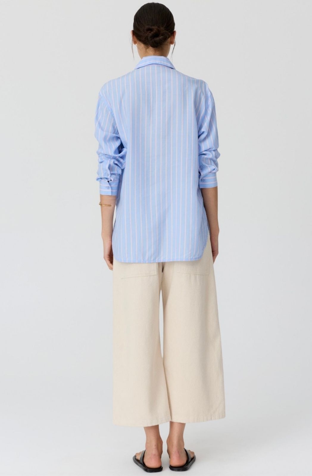 Aubin LS Shirt | Blue/Pink