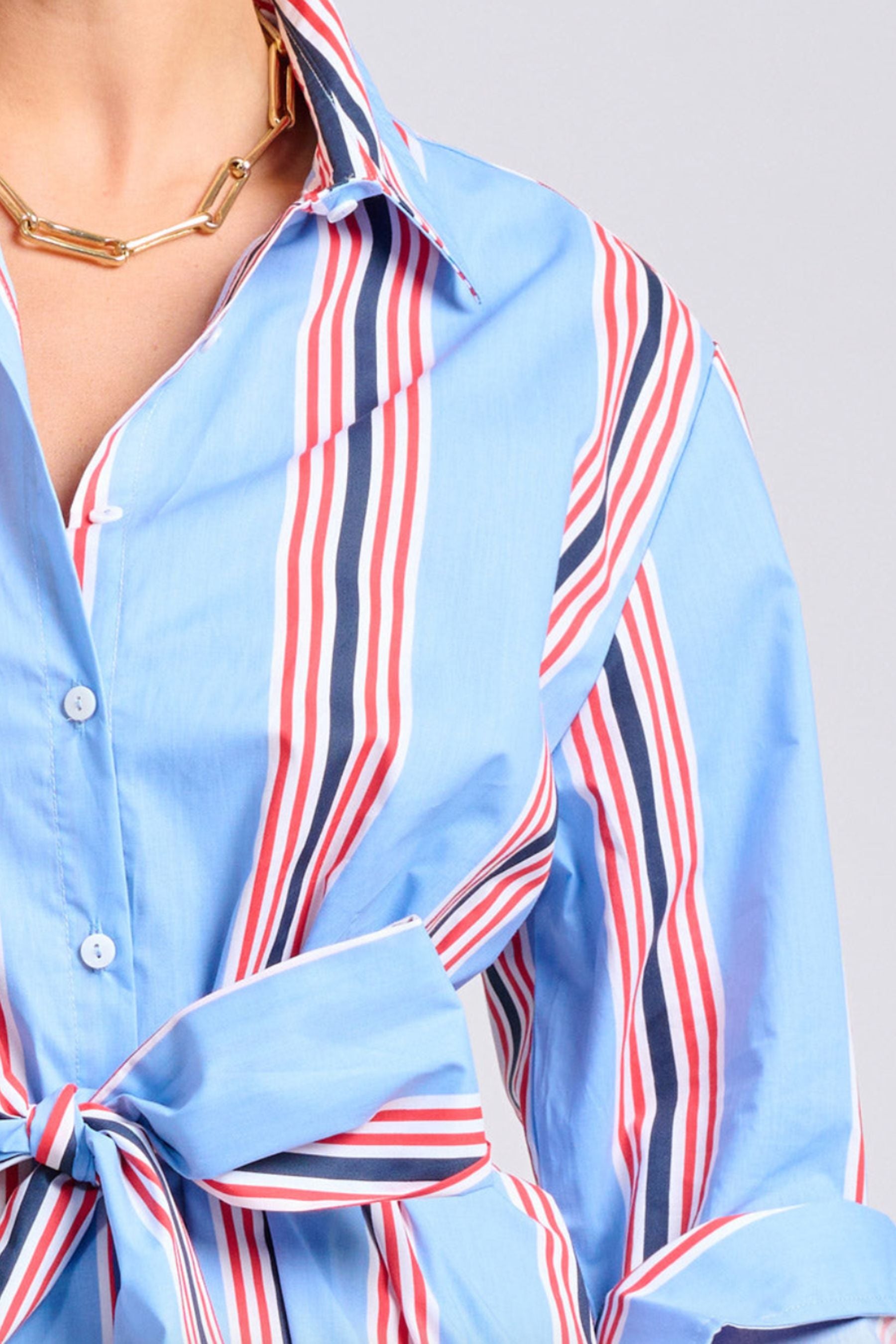 The Luna Dress | Nautical Stripe