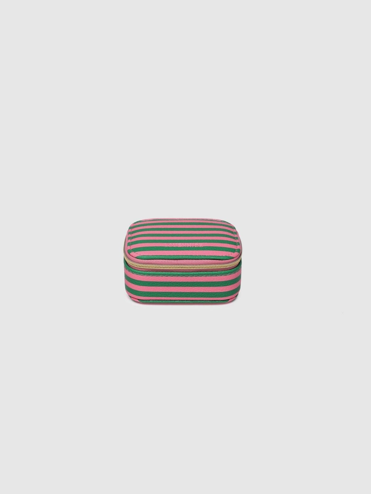 Suzie Jewellery Box | Green/Bubblegum Pink