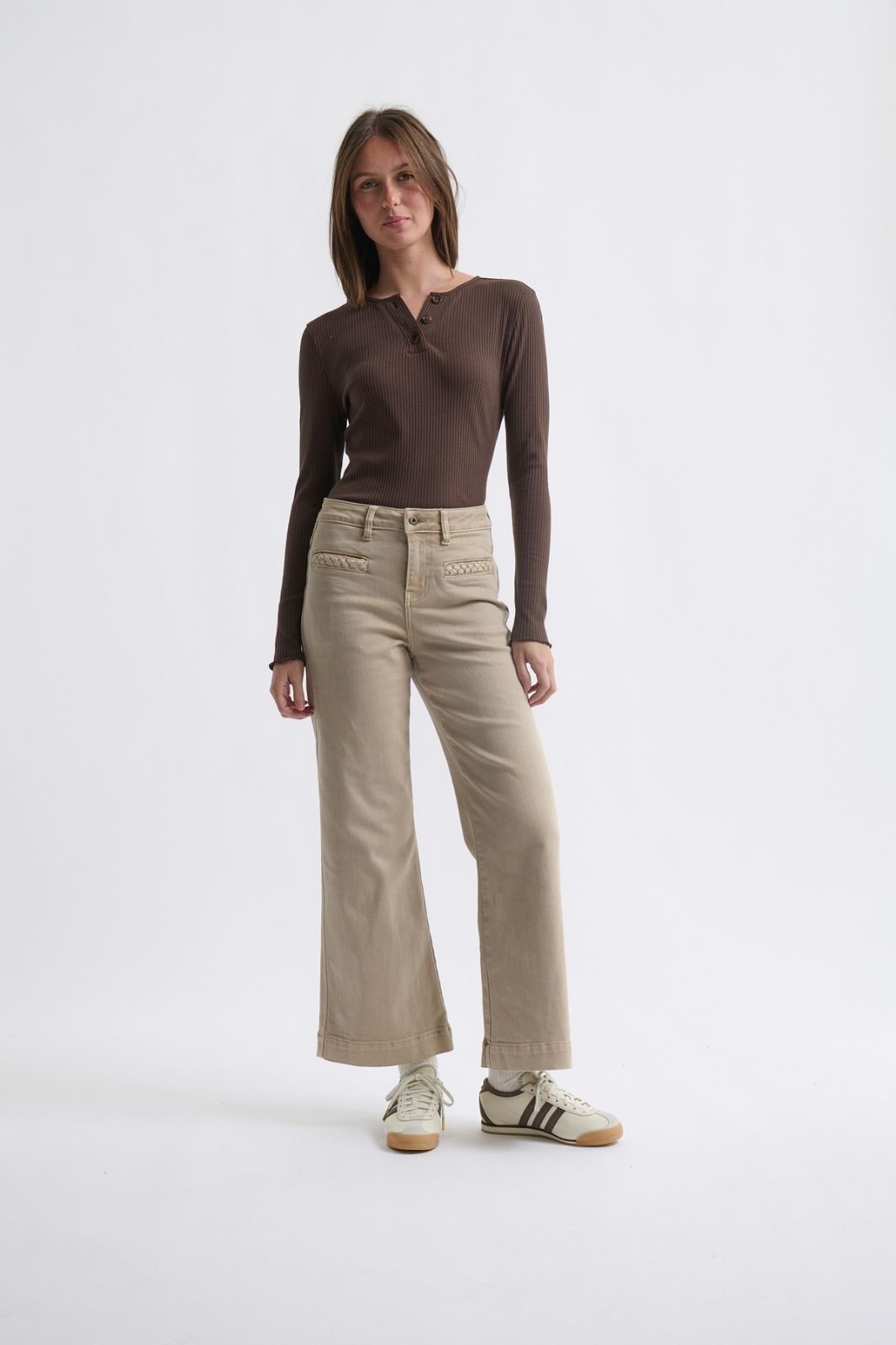 Heather Top | Chocolate