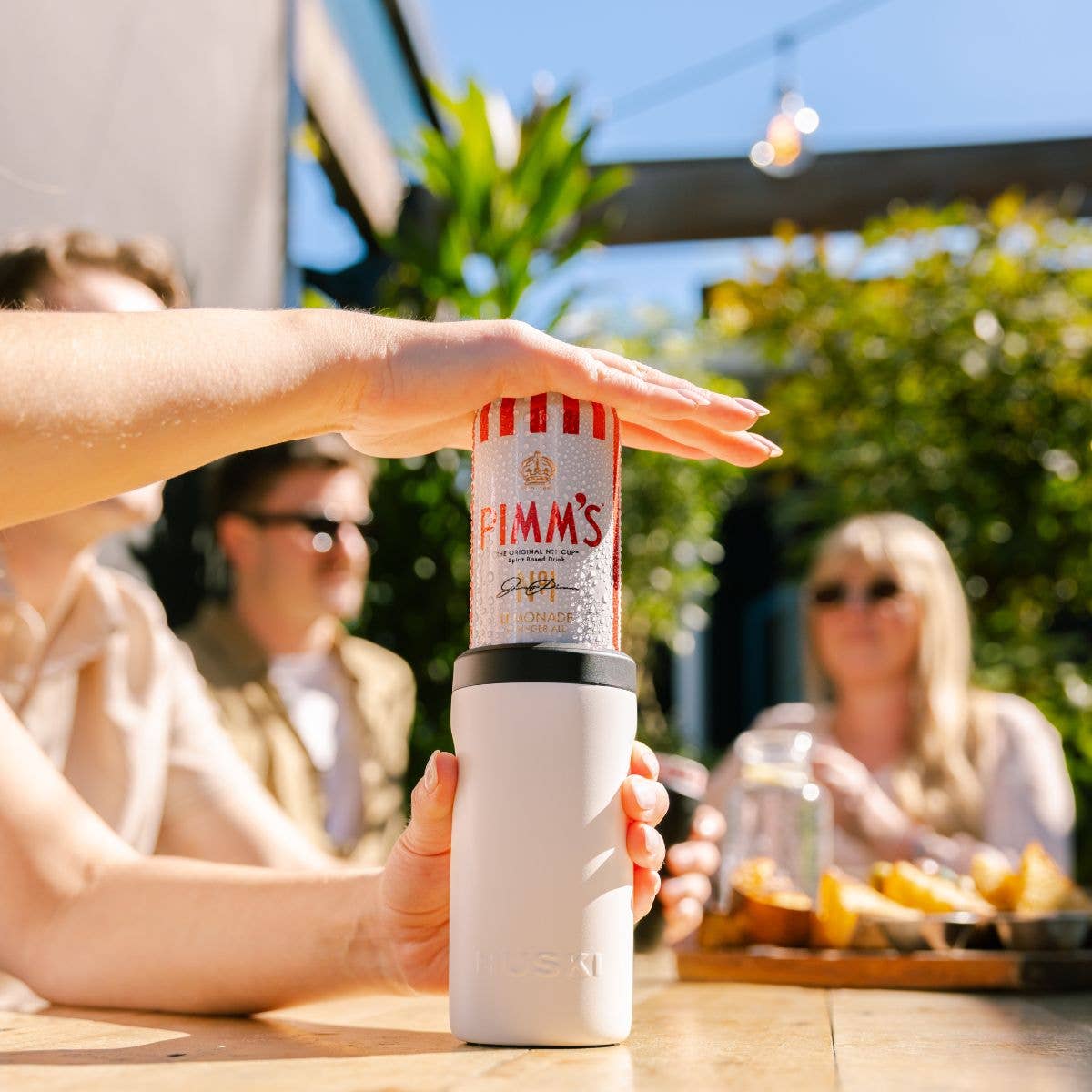 Huski Slim Can Cooler | White