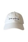 "Gone Golfing" Cap | White with Navy