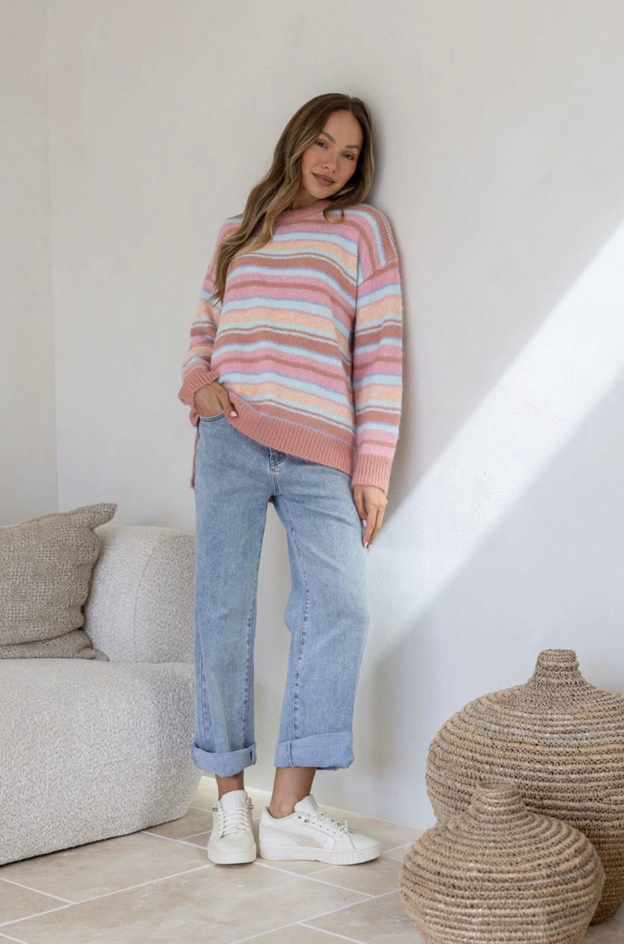 Multi Stripe Knit | Pastel Combo