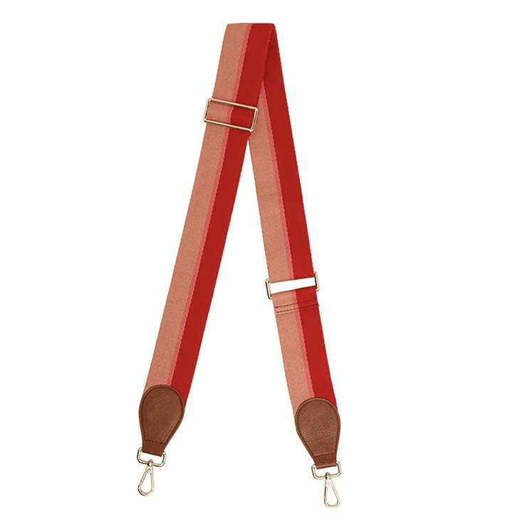 Elms + King  Accent Strap EK | Tan Pebble ( Red Multi) available at Rose St Trading Co