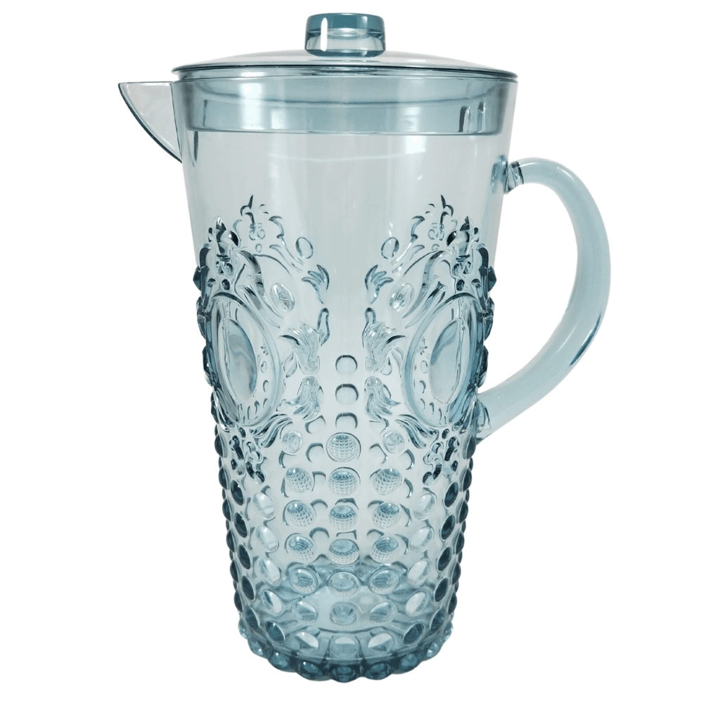 RSTC  Acrylic Pitcher Gemstone | Aqua available at Rose St Trading Co