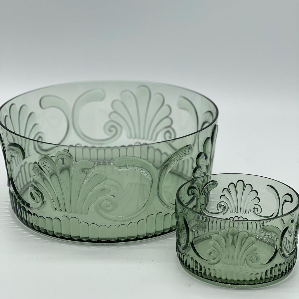 RSTC  Acrylic Salad Bowl | Green available at Rose St Trading Co