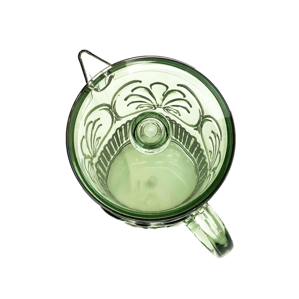RSTC  Acrylic Scollop Des Pitcher | Sage Green available at Rose St Trading Co