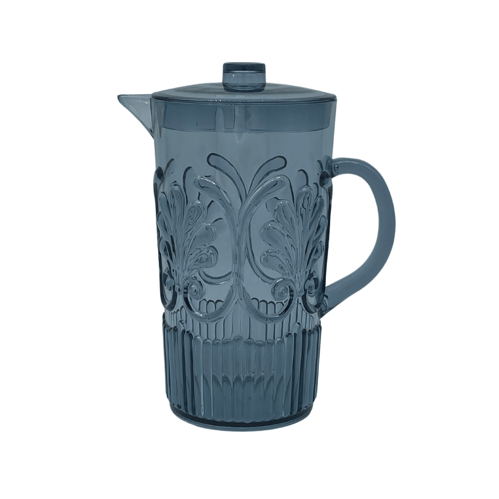 RSTC  Acrylic Scollop Pitcher | Blue available at Rose St Trading Co