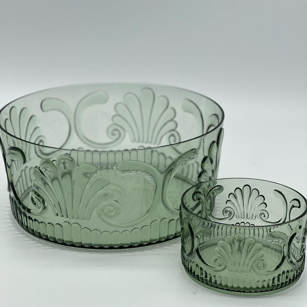 RSTC  Acrylic Snack Bowl Large | Green available at Rose St Trading Co