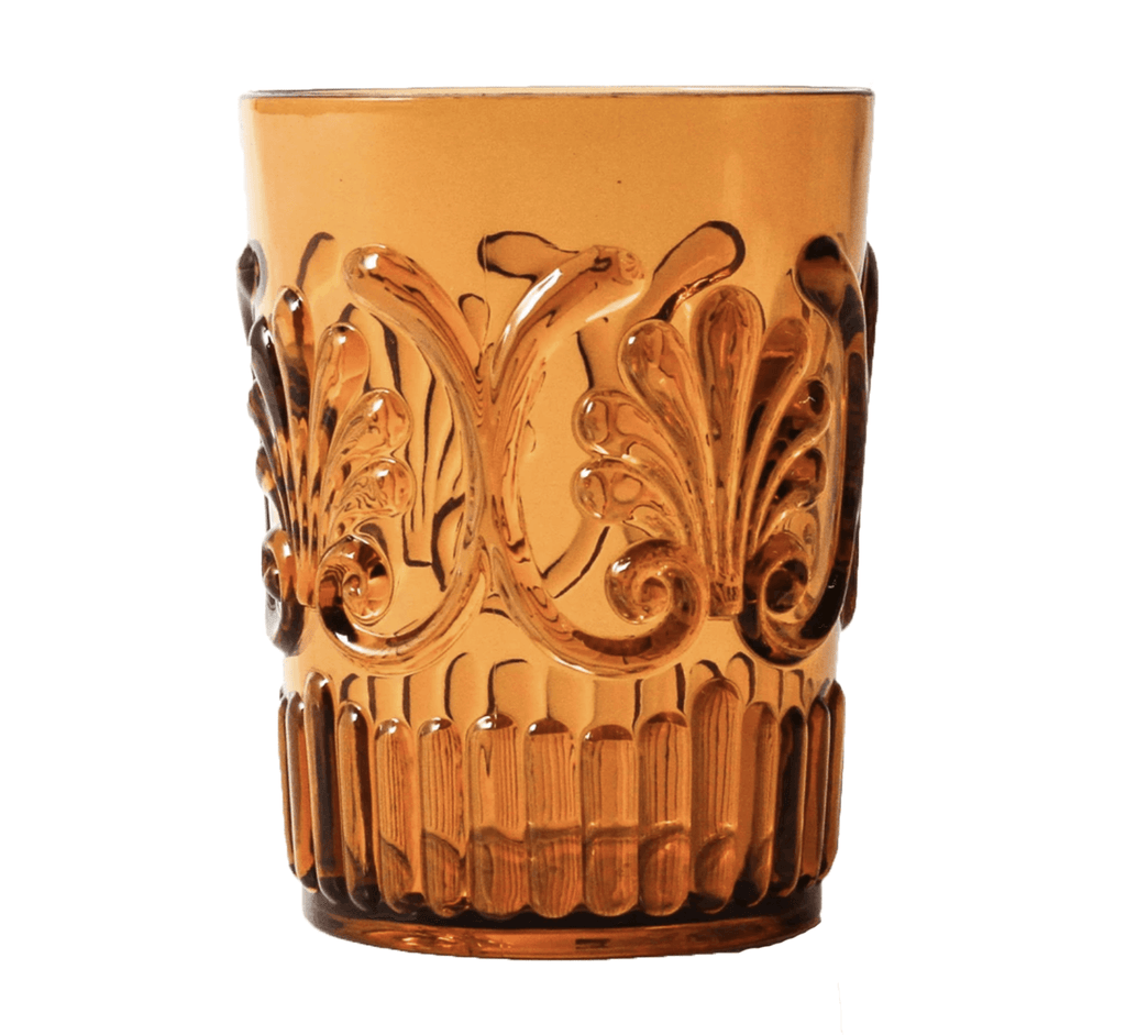 RSTC  Acrylic Tumbler Scollop | Amber available at Rose St Trading Co