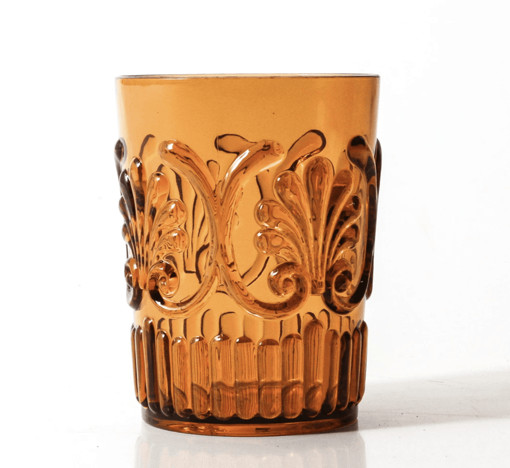 RSTC  Acrylic Tumbler Scollop | Amber available at Rose St Trading Co