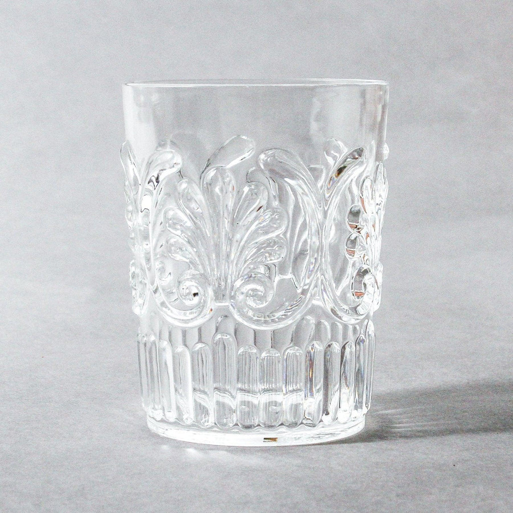 RSTC  Acrylic Tumbler Scollop | Clear available at Rose St Trading Co