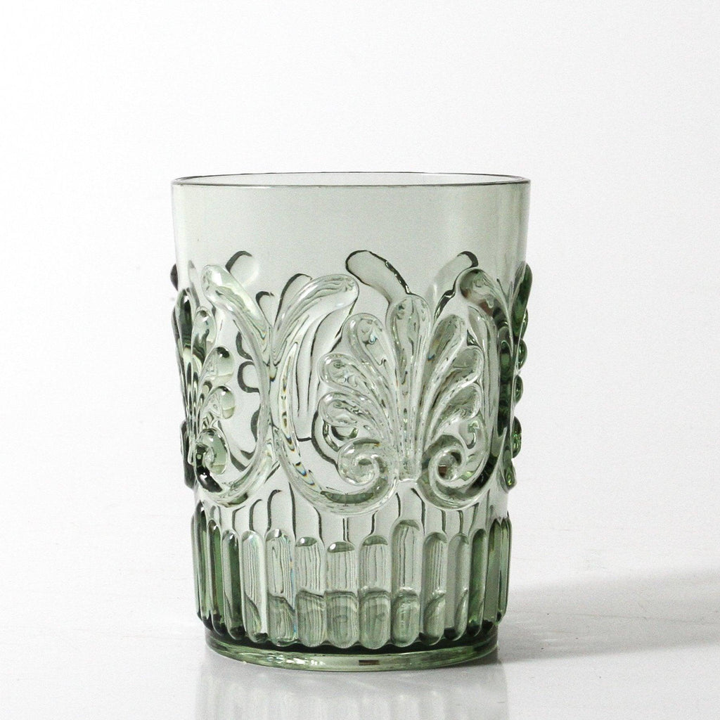 RSTC  Acrylic Tumbler Scollop | Sage Green available at Rose St Trading Co