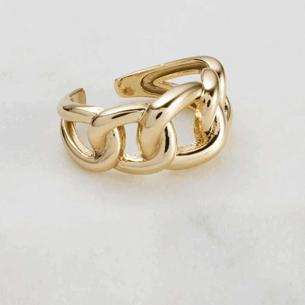 Zafino  Adjustable Link Ring available at Rose St Trading Co