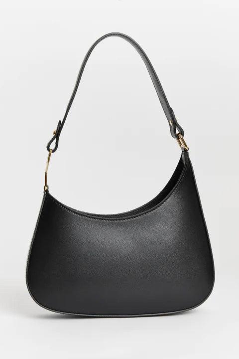 Alyssa Assymetrical Bag | Black by Vestirsi in stock at Rose St Trading Co